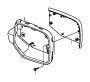 View CAP, R. HOUSING *NH689M*(BILLET SILVER METALLIC).  Full-Sized Product Image 1 of 1
