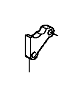 View HOLDER, PARKING BRAKE ROD Full-Sized Product Image