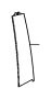 View GARNISH ASSY., L. FR. DOOR    SASH                           Full-Sized Product Image 1 of 1