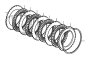 View PLATE, CLUTCH END (17) (2.8MM) Full-Sized Product Image 1 of 9