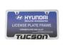 Image of LICENSE FRAME TUCSON- CHROME image for your 2013 Hyundai Tucson GLS Sport Utility 2.4L M/T AWD