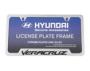 Image of LICENSE FRAME VERACRUZ- CHROME image for your Hyundai Veracruz
