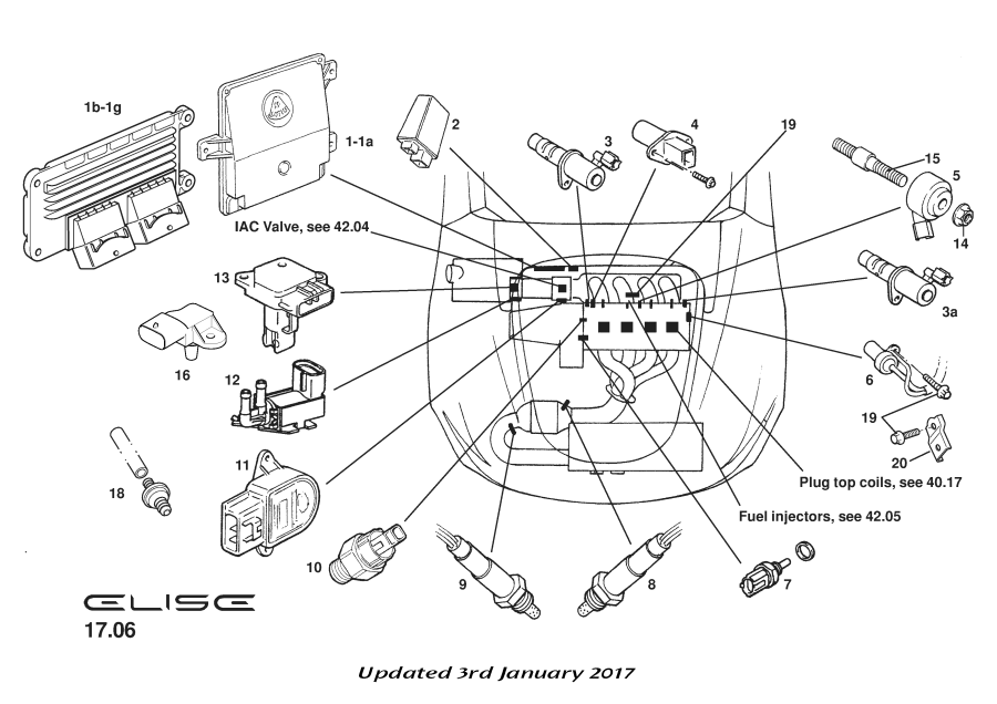 Full size assembly image of Engine Management &amp; Sensors (1/1)