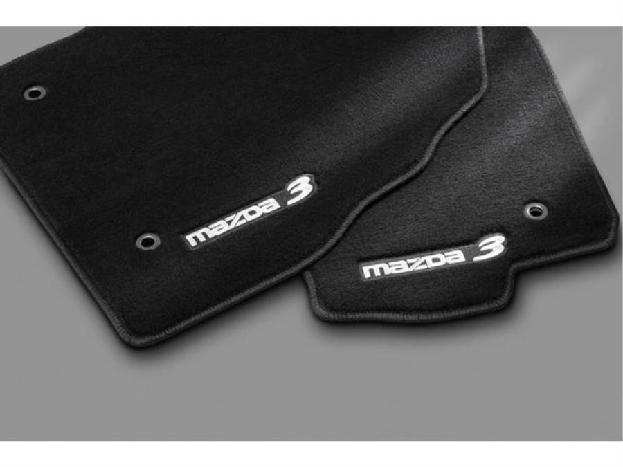 Mazda Mazda3 SEDAN BASE Carpet Floor Mats. COLOR Charcoal 00008BL64A Genuine Mazda Accessory