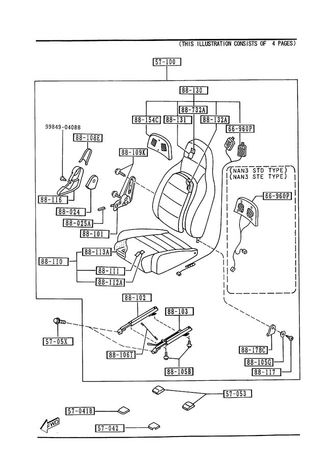 Mazda Miata SEATS