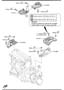 Diagram ENGINE & TRANSMISSION MOUNTINGS (MANUAL TRANSMISSION) for your 2013 Mazda Mazda 2