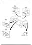 Diagram SUN VISORS, ASSIST HANDLES & MIRRORS for your 2022 Mazda CX-5
