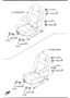 Diagram REAR NO.1 SEAT for your Mazda