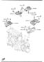 Diagram ENGINE & TRANSMISSION MOUNTINGS (MANUAL TRANSMISSION) for your 2013 Mazda Mazda 2