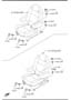 Diagram REAR NO.1 SEAT for your Mazda