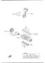Diagram PISTON, CRANKSHAFT & FLYWHEEL (3000CC) for your Mazda