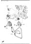 Diagram BRACKET, PULLEY & BELT (2300CC) for your Mazda Tribute