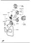 Diagram BRACKET, PULLEY & BELT (2300CC) for your 2010 Mazda