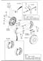 Diagram REAR BRAKE MECHANISMS (2-DISC) for your 2004 Mazda B-Series