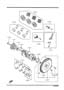 Diagram PISTON, CRANKSHAFT & FLYWHEEL (2500CC) for your 1994 Mazda Navajo