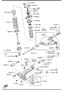 Diagram FRONT SUSPENSION MECHANISMS for your 1998 Mazda