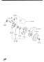 Image of Disc Brake Caliper Bracket Mounting Bolt image for your Mazda B2200