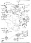 Diagram ENGINE & TRANSMISSION MOUNTINGS (AUTOMATIC TRANSMISSION) (2500CC) for your 2001 Mazda Millenia