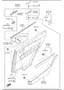 Diagram REAR DOOR TRIMS & RELATED PARTS for your Mazda