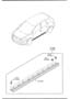 Diagram BODY MOULDINGS for your 2004 Mazda Tribute