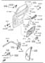 Diagram REAR DOOR MECHANISM for your 2012 Mazda CX-9