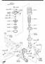 Diagram FRONT SUSPENSION MECHANISMS for your 2013 Mazda CX-9