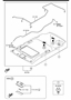 Diagram CEILING TRIMS (W/SUNROOF) for your Mazda CX-9
