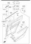 Diagram REAR DOOR TRIMS & RELATED PARTS for your Mazda