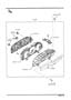 Diagram METER SET & METER COMPONENTS (W/O TACHOMETER) for your 2000 Mazda
