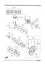 Diagram PISTON, CRANKSHAFT & FLYWHEEL (1600CC) for your Mazda
