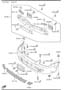 Diagram FRONT BUMPER (4-DOOR) for your 2001 Mazda