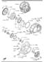 Diagram AUTOMATIC TRANSMISSION TORQUE CONVERTER, OIL PUMP & PIPINGS for your 2003 Mazda