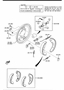 Diagram REAR BRAKE MECHANISMS for your Mazda