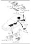 Diagram FLOOR ATTACHMENTS ('03,'04 MODEL)(WAGON) for your Mazda