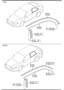 Diagram REAR DOORS ('05 MODEL)(WAGON & HATCHBACK) for your Mazda