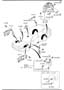 Diagram FLOOR ATTACHMENTS ('05 MODEL)(WAGON) for your Mazda