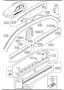Diagram BODY MOULDINGS ('03,'04 MODEL)(HATCHBACK) for your 2008 Mazda Mazda 5