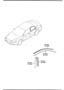 Diagram REAR DOORS for your Mazda