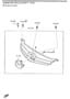Diagram RADIATOR GRILLE (SEDAN) for your 2014 Mazda CX-5