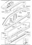 Diagram BODY MOULDINGS (WAGON) for your 2008 Mazda Mazda 5