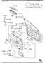 Diagram FRONT DOOR TRIMS & RELATED PARTS ('06,'07 MODEL)(WAGON & HATCHBACK) for your 2008 Mazda Mazda 6