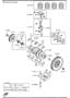 Diagram PISTON, CRANKSHAFT & FLYWHEEL for your Mazda