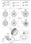 Diagram TIRES & JACK ('03,'04 MODEL) for your 2003 Mazda