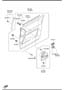 Diagram REAR DOOR TRIMS & RELATED PARTS for your 2015 Mazda 5