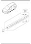Diagram BODY MOULDINGS for your 2023 Mazda CX-9