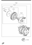 Diagram AIR CONDITIONING COMPRESSOR COMPONENTS for your 2011 Mazda CX-7
