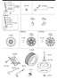 Diagram TIRES & JACK for your 2013 Mazda