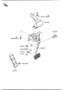 Diagram BRAKE PEDALS (AUTOMATIC TRANSMISSION) for your 2023 Mazda CX-9