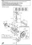 Diagram PISTON, CRANKSHAFT & FLYWHEEL (2500CC) for your 2013 Mazda Mazda 2