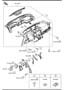 Diagram DASHBOARD & RELATED PARTS for your Mazda